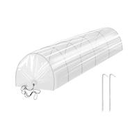 Serre de Tunnel de Jardin : Couverture de rangée légère, Cadre en Fil d'acier, 2 en 1 Pel Film et Protection Neta de Thade | Petite Accessoires de Jardinage Cloche pour légumes Ba