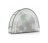 Serre D'hivernage Demi Lune 300 X 80 X 220 Cm Balcon Et Terrasse Blanc
