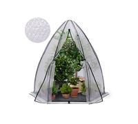 Serre d'hivernage dôme bâche bulle 160 x 160 x 180 cm maxi chaleur balcon et terrasse
