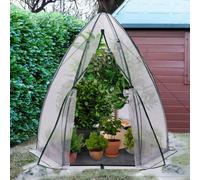 Serre D'hivernage Dôme Bâche Bulle 160 X 160 X 180 Cm Maxi Chaleur Blanc