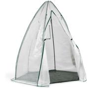 Serre d'hivernage forme dôme Tipitaka - TERRE JARDIN - 6 m² - porte zippée - fenêtre d'aération
