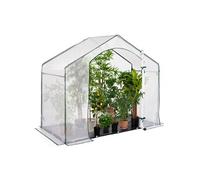 Serre D'hivernage Maison 180 X 100 X 160 Cm Balcon Et Terrasse Blanc