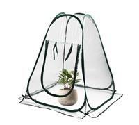 Serre en Film Plastique 70 x 70 x 80 cm Tente D'hivernage pour Plantes | Mini Maison Culture Salle de Soleil de Fleur de Jardin, Résistante à L'hiver, Tente à Effet de Serre pour Balcon et Jardin