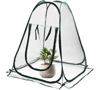 Serre en Film Plastique 70 X 70 X 80 cm - Tente D'Hivernage pour Plantes - RéSistante à l'hiver - Mini Serre pour Balcon et J