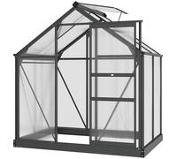 Serre en polycarbonate - Serre de jardin - Serre - Serre pour légumes - Serre de culture - Structure en aluminium - Polycarbonate double paroi