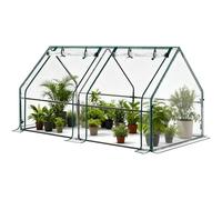 Serre Extérieure Petite Tente Avec Porte À Fermeture Éclair | Serre De Culture Pour Anti-UV Pour Jardin Arrière-Cour Balcon Terrasse Ferme Jardinage Légumes Fruits Fleurs Débutants