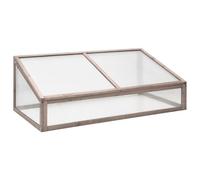 Serre Gris 110x58,5x39 cm Bois de sapin vidaXL vidaXL