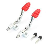 Serre - Joint À Bascule Vertical en Fer Galvanisé, 2 Pièces, Type Pousser Tirer - Fixation Rapide, Levée Contrôlée, Idéal Pour Métal Et Circuits Imprimés