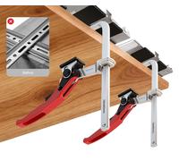 Serre-joint à cliquet, 160 mm x 60 mm, force de serrage 485 lb, diamètre de serrage 6 pouces, acier allié haute résistance, adapté aux travaux sur bois