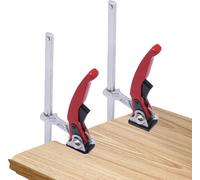 Serre-joint à cliquet, force de serrage max. 220 kg, diamètre de serrage 160 mm, profondeur de serrage 60 mm, 2 pièces, matériau de haute qualité