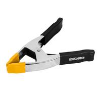 Serre-joint à ressort en métal robuste Roughneck 75 mm (3 po) | Construction acier robuste, ressort ultra-puissant, patins souples de protection, poignée ergonomique, mâchoires 75 mm (3 po)