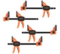 Serre-joint a une Main JORGENSEN Legers 4 Pieces avec Liberation Rapide, Largeur de Serrage 150/420mm, Force de Serrage Maximale 68kg