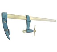 Serre joint charpentier URKO - serrage 800mm - saillie 120mm - rail 35x8mm - 4003J