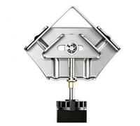 Serre-Joint D'angle Multiposition, Pince D’Angle Droit Fermée En Acier Inoxydable, Pour Assemblage En T, Largeur 100 Mm, Hauteur 125 Mm, 1 Pièce