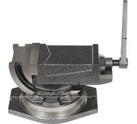 Serre-joint d'établi, force de serrage de 19 kN, rotation à 360°, argent