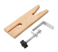 Serre-joint en forme de C pour bijoutier avec en V en bois | Outils de scie à bijoux pour couper, polir, perçage, travail du bois, atelier