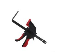 Serre-joint F pour scie circulaire de rail de guidage, force de serrage de 90 kg, mécanisme de serrage rapide, rails de 12 x 8 mm, guide robuste en acier au carbone 45#, caoutchouc de protection