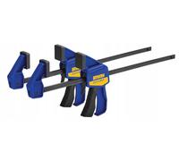 Irwin Serre-joints Mini 7133090 - 300 mm - Jeu de 2 - Patins doux démontables