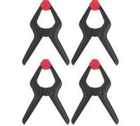 Serre-joint Toolcraft, lot de 4, 40 mm 5 kg TOOLCRAFT 1611470 Envergure max.:40 mm Longueur: 115 mm Mesures d'empattement:50 mm