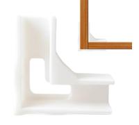 Serre-joints d'angle à 90 degrés pour le travail du bois 6,9 x 6,9 cm | Adaptateur de pince d'angle à 90 degrés pour menuisier, bib