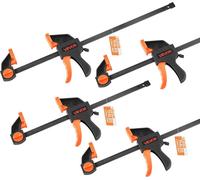Serre-joints pour le travail du bois, 2 pièces de 30,48 cm et 2 pièces de 15,24 cm, serre-joints/écarteurs