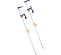 Serre-joints pour le travail du bois, 2 pièces, ouverture de 91,4 cm, verrouillables, serre-joints en F, fonte