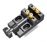 Serre-joints Une Main en Alliage d'Aluminium pour Bricolage - Serrage Rapide 0-30mm pour Sculpture pour bois et Perles - Légère Compacte 10.6cm(C)