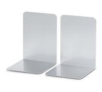 Serre-livres, en aluminium, (L)120 x (P)120 x (H)175 mm