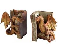 Serre-livres artistique Draak - Serre-livres décoratif pour bureau ou bibliothèque.