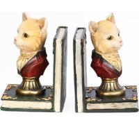 Serre-livres chat sculpture figure élégant