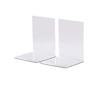 Maul 3513905 Lot de 2 Serre-livres Transparent, 16 x 15 x 21 cm