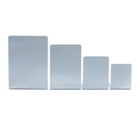 Serre-livres, en aluminium, (L)120 x (P)120 x (H)175 mm