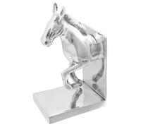 Serre-livres en aluminium - vidaXL - Argenté - 11 x 14 x 25 cm - 2 pièces - Usage intérieur - Design moderne