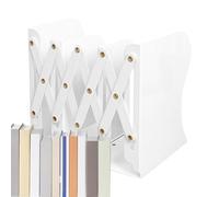 Serre-Livres en Métal | Porte-Livres en Métal Extensible,Support de Bureau Antidérapant pour Documents Maison Bureau Étagère Bibliothèque