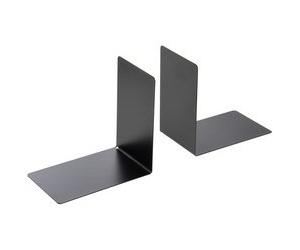 Serre-livres, (L)90 x (T)140 x (H)140 mm, noir