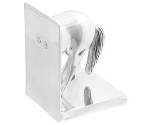 Serre-livres vidaXL 2 pcs Argent 11x14x25 cm Aluminium Cheval