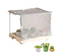 Serre mobile protection hivernale pour la culture des légumes | Étagère de serre pour l'intérieur, Urban Farming pour balcon, terrasse, appartement et