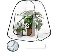 Serre Pop Up 70x70x80cm - WOLTU Tente en PVC - pour Plantes Fleurs Légumes - Transparent W0UETT0816