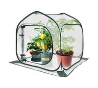 Serre pop-up 80 x 80 x 80 cm ultra résistante à l'hiver - Tente de protection des plantes - Transparent - Tente d'hivernage pour plantes - Petite tente d'hiver pour légumes et fleurs