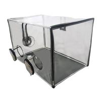 Serre portable - Mini tente de culture transparente, abri de jardinage pliable, petite pépinière | 80 x 50 x 50 cm - Abri de culture de champignons avec 3 ouvertures, cadeau de jardin extérieur pour