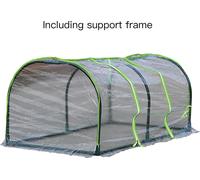 Serre pour Plantes PVC Cadre Métallique 1.2x0.6x0.5m Mini Maison de Plantes pour Jardin Plantes en Pot