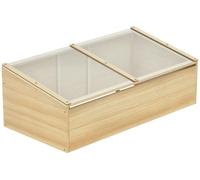 Serre surélevée - Jardinière en bois - Mini-serre pour semis précoces - Idéale pour balcon et jardin - 100 x 50 x 35 cm - Vert armée