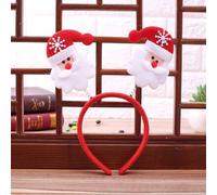 Serre Tête Thème Joyeux Noël, 1 Pièce, Mignon, Bonhomme De Neige, Cerf, Ours, Corne À Gants, Non Tissé, Fermoir Tête Pour Enfants, Cadeau De Fête De Noël