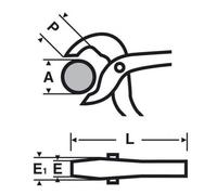 Serre tube 104 - ouverture 49 mm - longueur 440 mm VIRAX