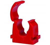 Serre-tube en polypropylène pour série Speedfit - Diamètre extérieur 15 mm - Rouge - Température de fonctionnement max. 90 °C, PN max. 12 bar.