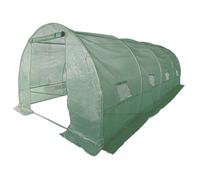 Serre tunelle de jardin 6 x 3 m ""Lys"" - 18 m² - 140g - Vert