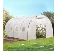 Serre Tunnel De Jardin 12 M Blanche Gamme Maraîchère Zebra 4x3m Blanc