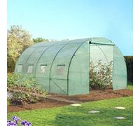Serre Tunnel De Jardin 12 M² Verte Gamme Maraîchère Zebra 4x3m Vert