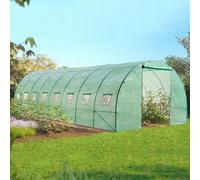 Serre Tunnel De Jardin 24m² Verte Gamme Maraîchère Des Andes 8x3m Vert