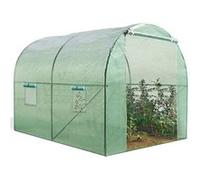 Serre tunnel de jardin 6M² verte gamme maraîchère ROMA 2x3M G